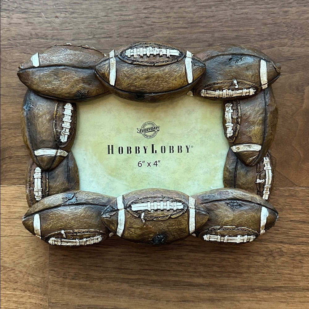 Hobby Lobby Brown Football Photo Frame
